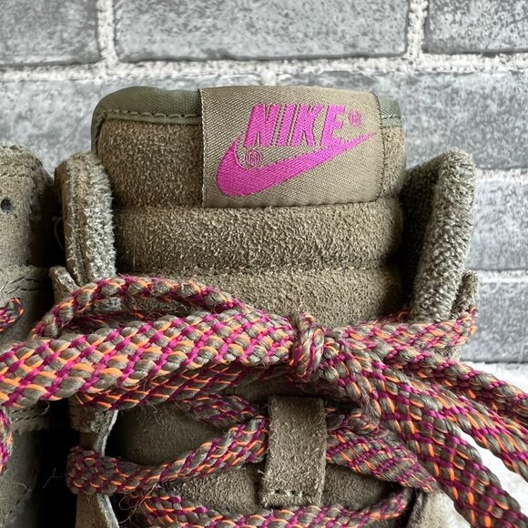 Nike Dunk Sky Hi Essential Desert Camo Sneakers Size 8.5 - Picture 6 of 8